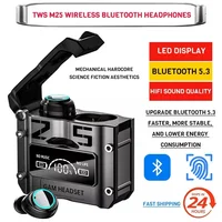 M25 TWS Wireless Headphones Earphones Bluetooth Touch Control Noise Reduction Stereo Waterproof Earbuds Headsets 1