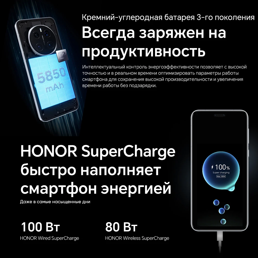 Global Version Honor Magic7 Pro 5G Smart Phone Snapdragon 8 Elite 6.8" 120Hz OLED Display 100W Fast Charge 200MP IP68&IP69 eSIM - Image 5