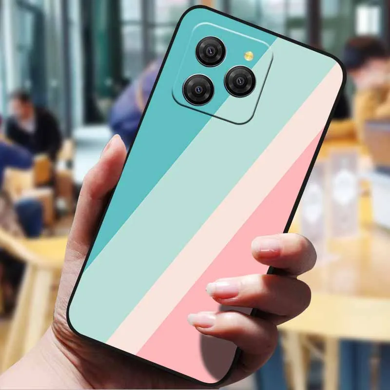 Cartoon Painted Silicone TPU Phone Case - Blackview Shark 9 5G Back Cover Bumper