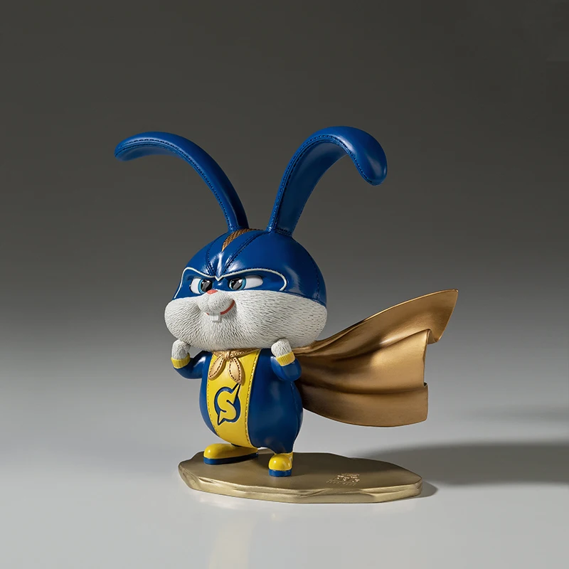 

Anime The Secret Life of Pets Handcrafts Copper rabbit Statue Home Decoration Sculpture Animal Figurine Hand painting