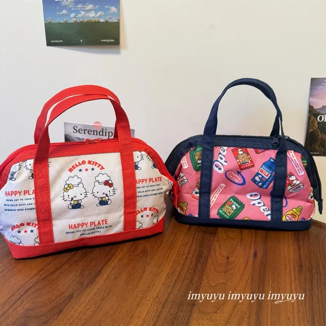 Lonchera de Hello Kitty térmica Sanrio: Bolso Bento para Estudiantes y Oficina | Emoape