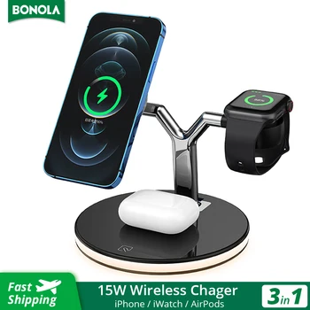 Bonola 15W 3 In 1 Wireless Chager 1