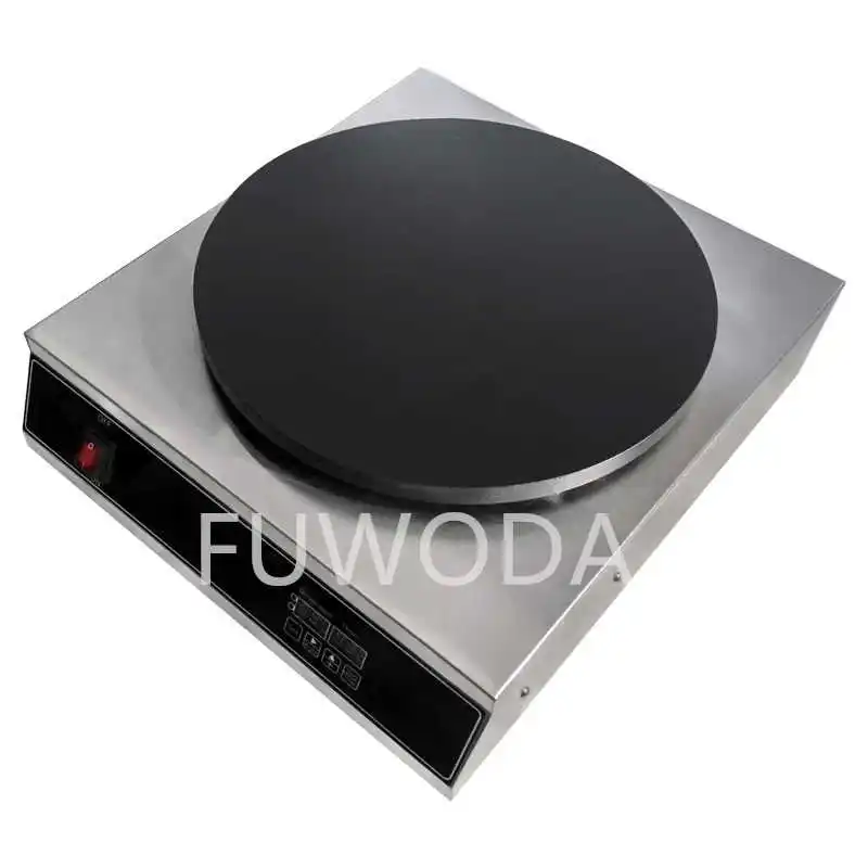 Digital Display Pancake Maker Machine Circle French Crepes Making Machine 40cm Baking Frying Machine Spring Roll Pie Grill Maker 4