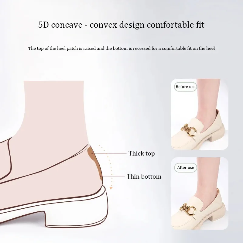 Shoe Insoles Shoe Pads for High Heels Pain Relief Anti-wear Cushion Heel Protectors Shoes Sticker Foot Care Liner Grip Insole Insert Pad 4pcs