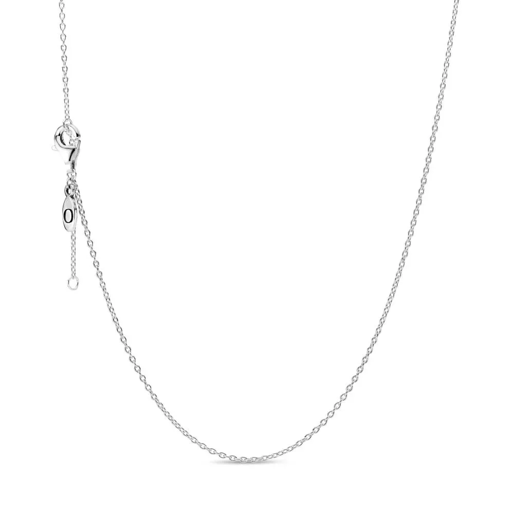 Collier en argent regardé 925 pour femme, bijoux en or rose, peut être conçu avec un pendentif à breloque original, cadeau de bijoux DlY