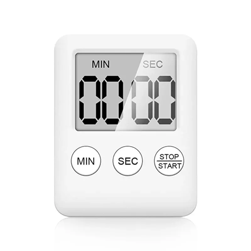 LED Display Kitchen Timer with Loud Alarm, Count Up, Down, Countup, Boiling Eggs Timer, Accurate Minute Second