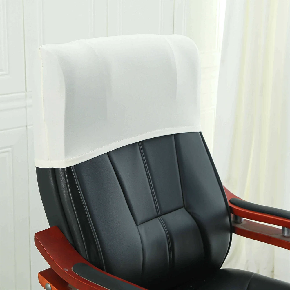 New Elastic Office Chair Backrest Cover Chair Back Protection Dustproof Backrest Slipcover Accessories 2