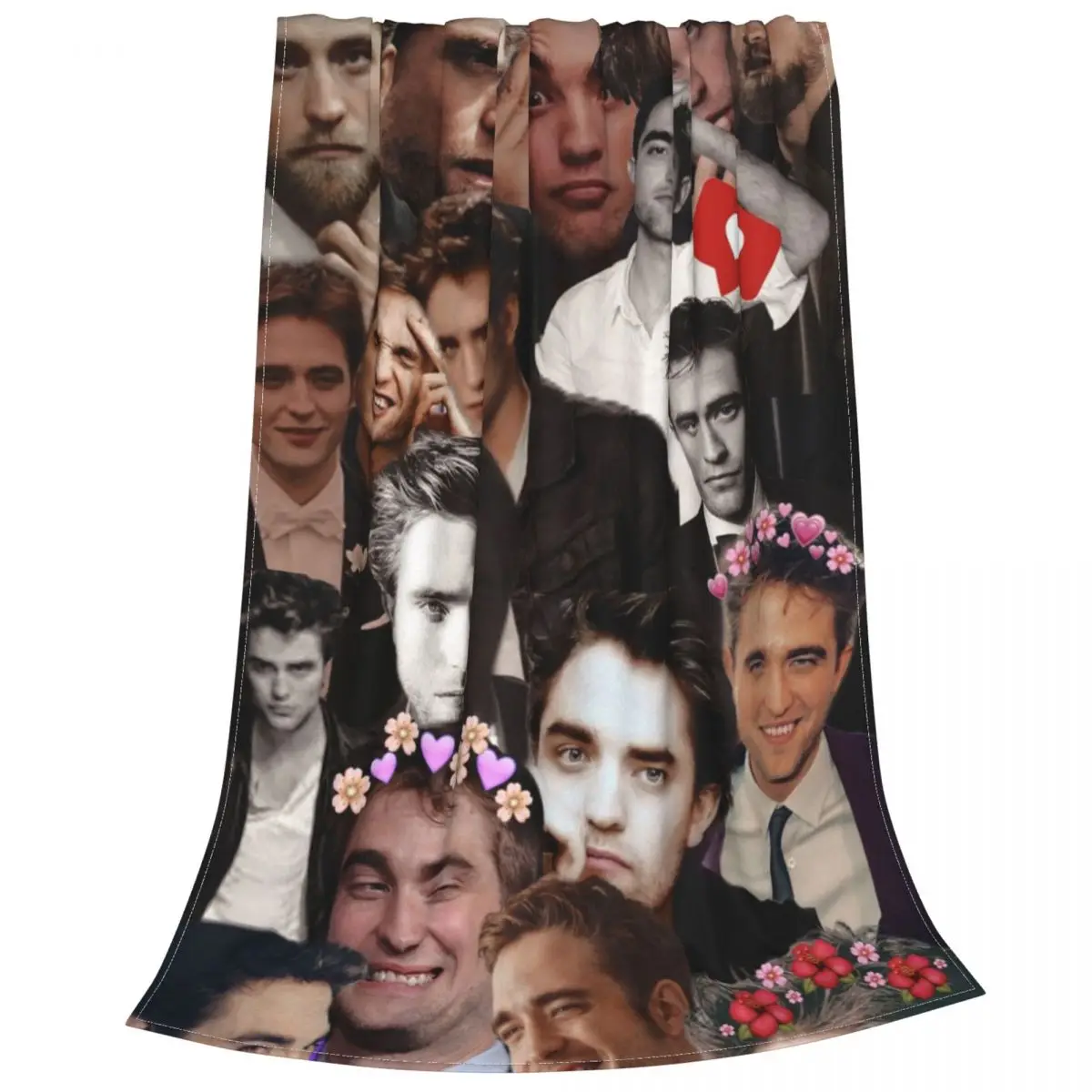 로버트 패틴슨 플란넬 담요 The Twilight Saga 영화 에드워드 던지기 담요 소파 침구 라운지 150x125cm 러그 조각