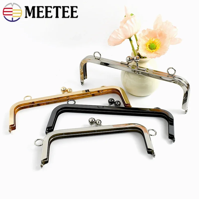 Steel Handle Ladies Purse With Lock Bag Parts Accessories Color