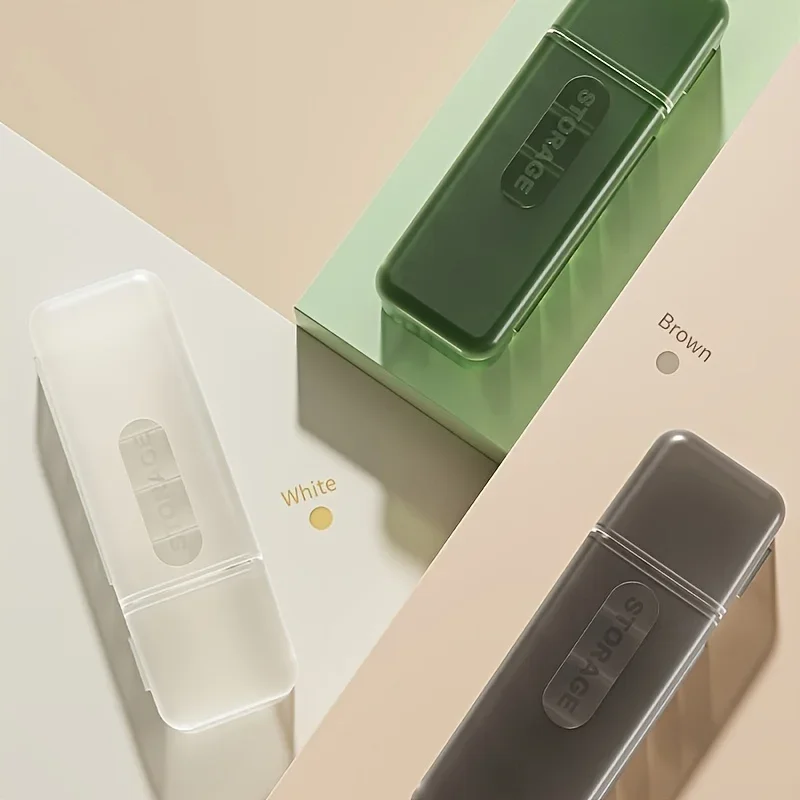 1pc 데이터 케이블 정리 상자 충전 케이블 관리 7 구획 보관 상자 USB 코드 분류기 소형 책상 전자