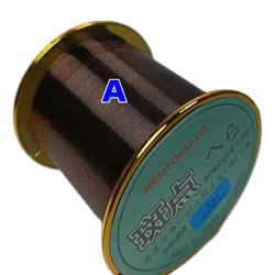 Ultra-Durable Invisible Fishing Line with Nylon Coating - 500M Fluorocarbon Leader - 8-0.470mm (500M  A)