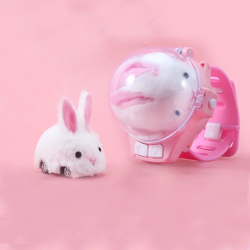 2.4G Mini Watch Control Car Cute Rabbit Dog Rc Car Kids Game ...