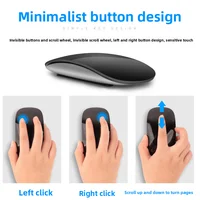 Souris magique multi-touch originale APPLE pour Macbook Pro Air Mini, ordinateur portable, tablette, PC, iPad, souris sans fil Bluetooth 5.0 3