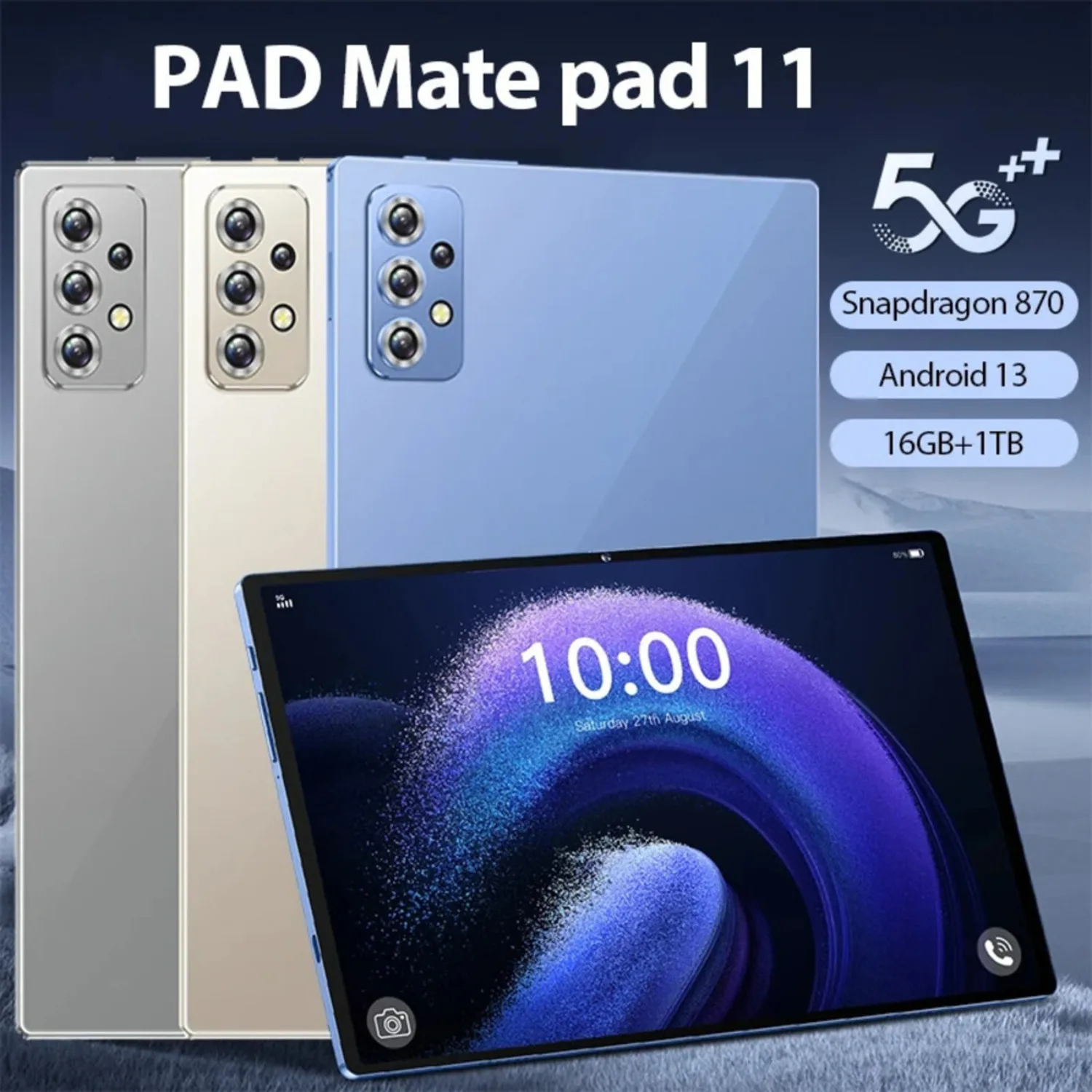 Original-Mate-Pad-11-TableT-Vers-o-Global-Android-13-16-GB-1TB-WiFi-5G ...