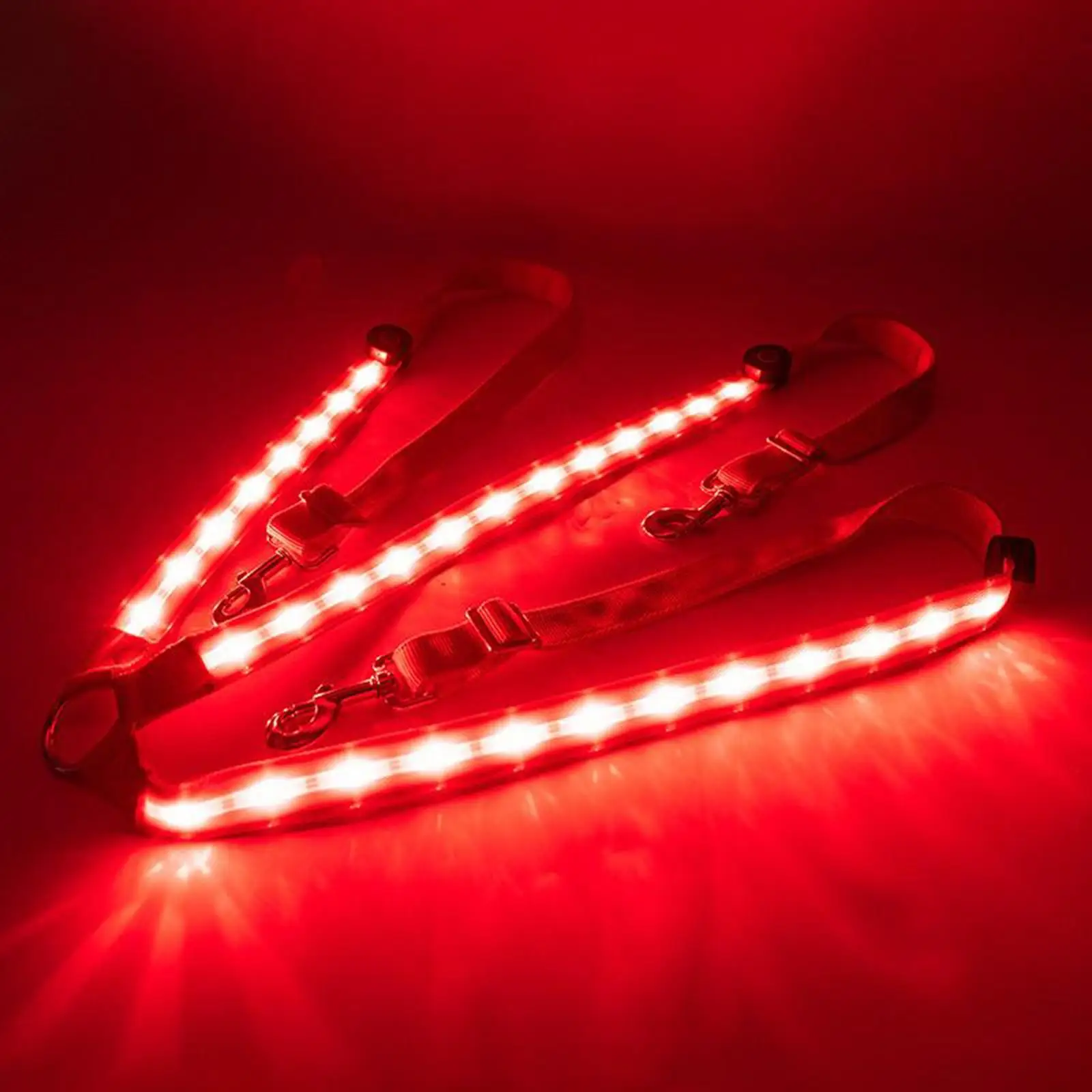 LED Horse Collar Chest Breastplate Harness Neon Lights for Riding