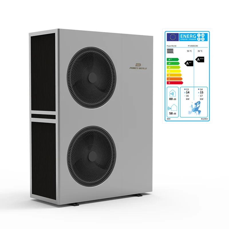 High Cop 16Kw 20Kw Inverter Aria-Acqua Pompa Di Calore Monoblocco Con Refrigerante R32 E Tecnologia Evi