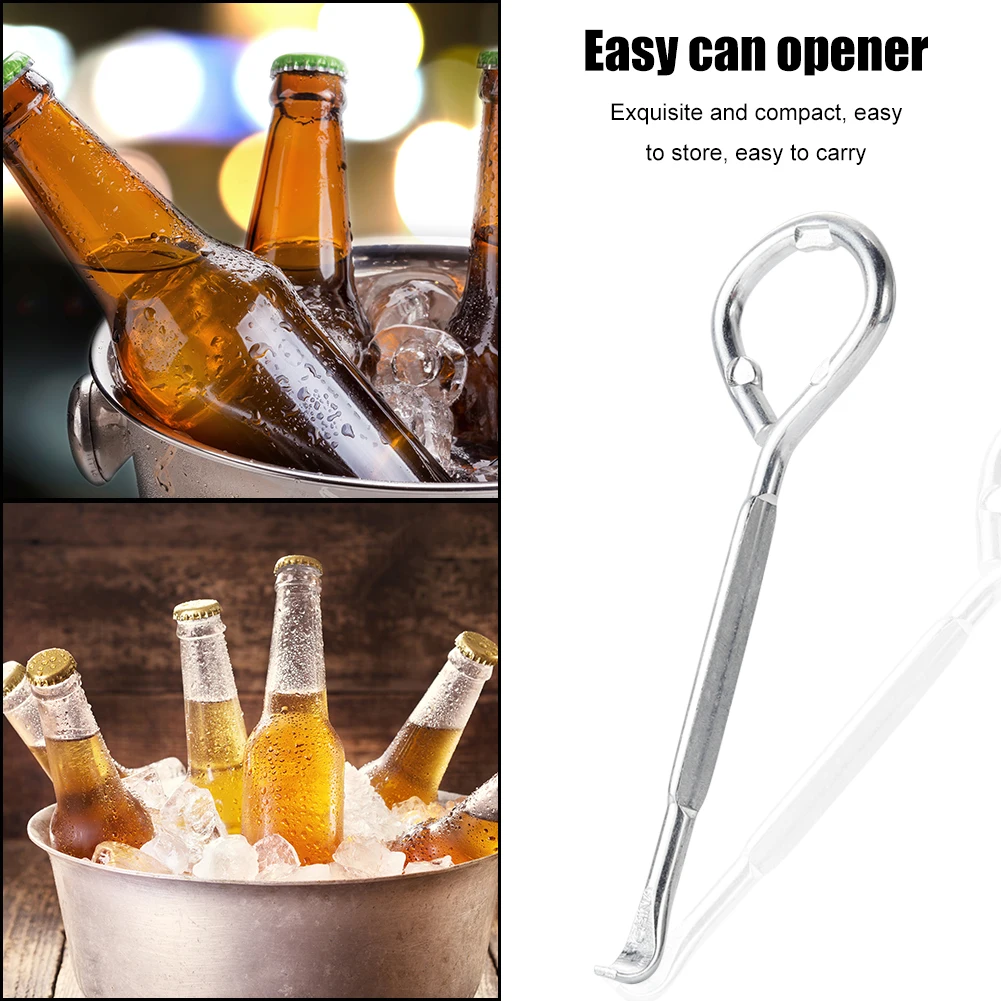 Metal Can Opener Multifunctional Soda Beer Bottle Gripper