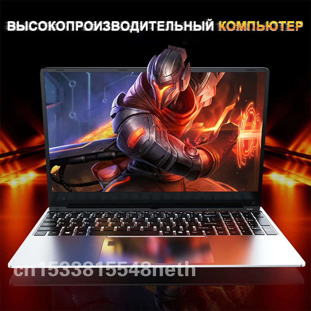 15.6 Inch 16GB RAM 1920X1080 Laptop Windows 10/11 128G/512GB/2TB SSD Intel 11th Gen Processor Fingerprint Unlock Bluetooth 1