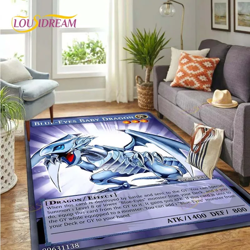 Yu-gi-oh-ボードマット,リビングルームマット,滑り止め,プレイ