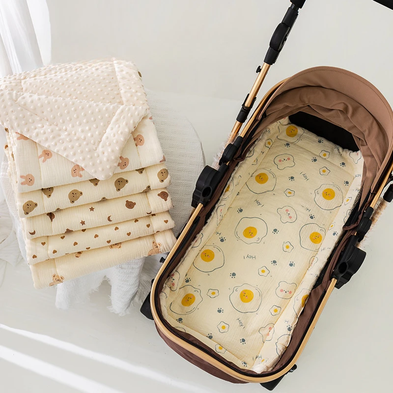 Budiniao Alfombrilla Para Asiento De Cochecito De Bebé, Forro Acolchado, Cojín Para Silla De Paseo Para Niños, Silla De Comedor Para Niños Pequeños