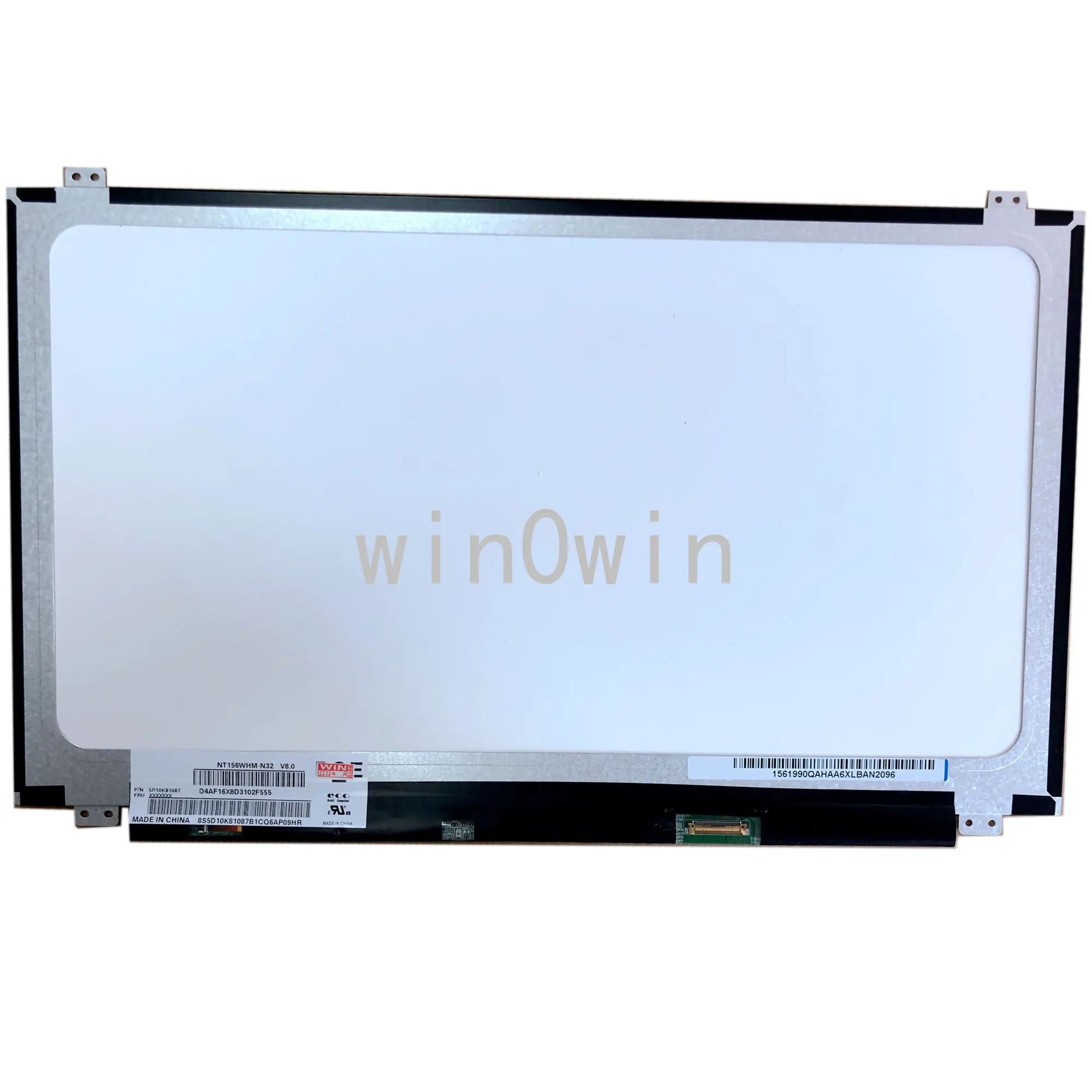 Dalle écran LCD 15.6" HD Pour PC Portable - Référence NT156WHM-N12 - Occasion Grade A