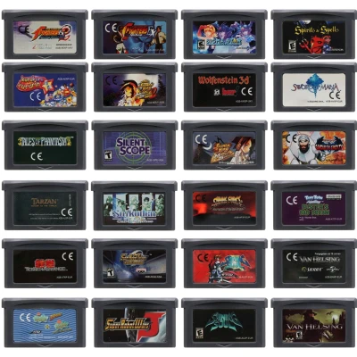 

32 Bit Video Game GBA Game Cartridge Console Card Van Helsing Shining Force Sigma Star Super Ghoul N Ghosts for GBA/SP/DS