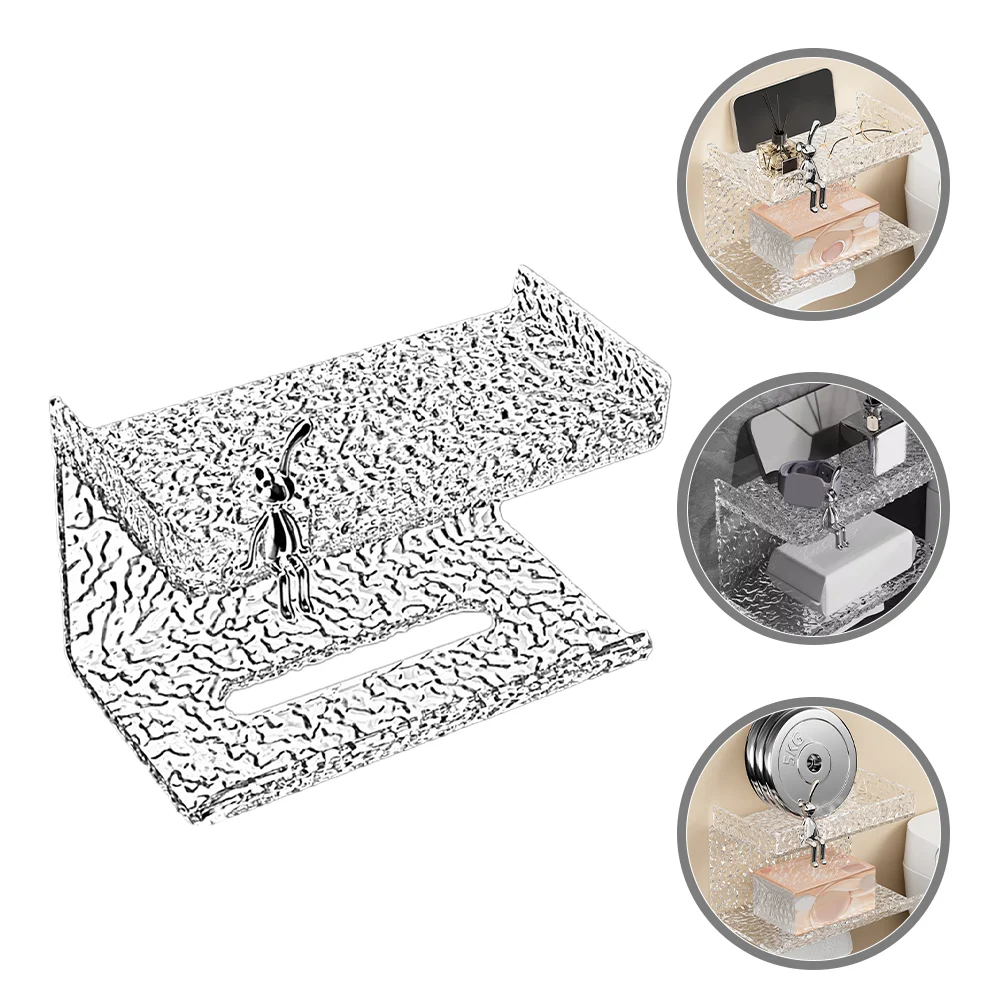 

Acrylic Paper Towel Holder Wall Hanging Storage Rack Punch-free Tissue Wall-mounted Bathroom Kitchen Dispenser Toilet Simple