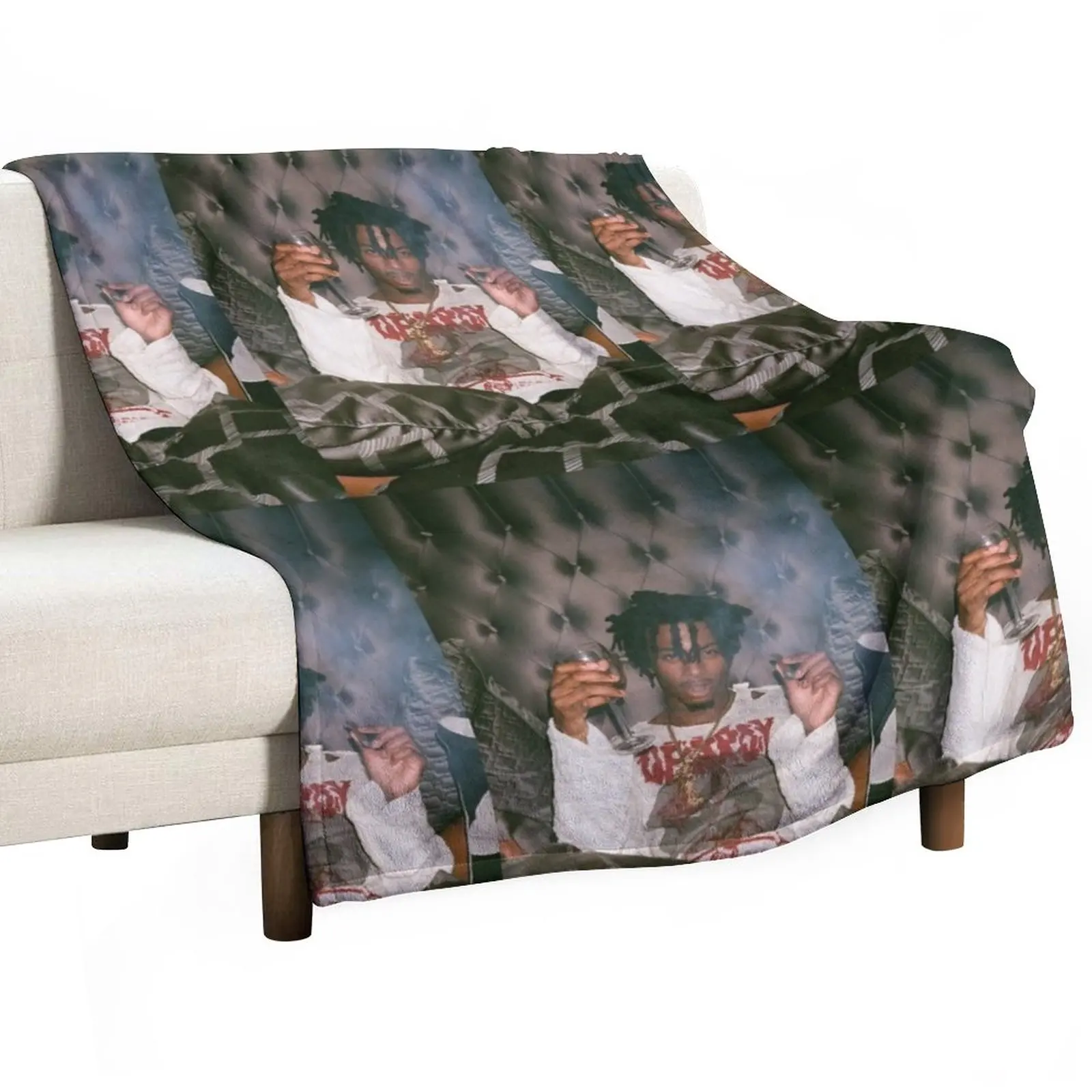 

Self Titled Playboi Carti Design Throw Blanket Quilt Blanket Sofa Blankets Soft Plaid Furry Blankets