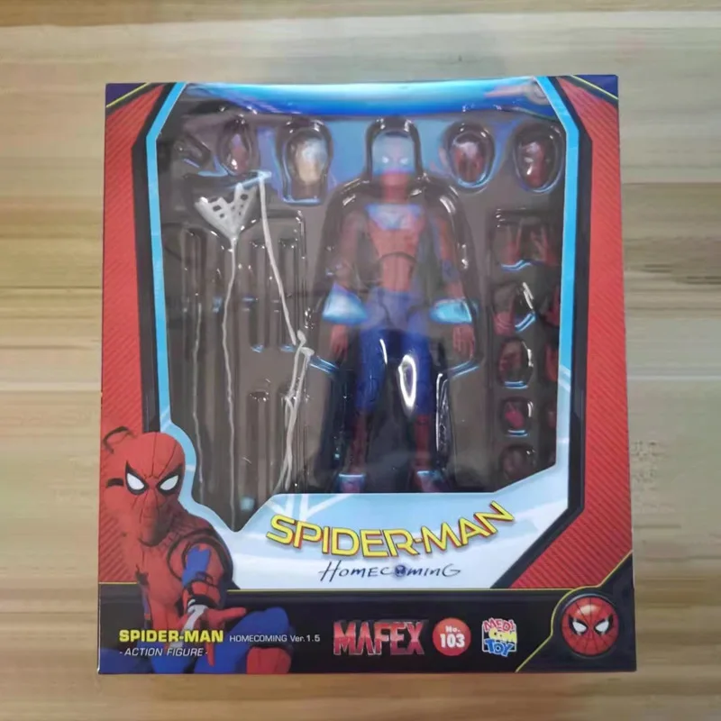 Mafex 103 Örümcek Adam BJD Örümcek Adam HomeComing Tom Holland