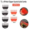 6pcs/set Only For T9 Professional Hair Clipper Guards Comb, Hair Trimmer Cutting Guides Replacement, 1.5mm 2mm 3mm 4mm 6mm 9mm  1
