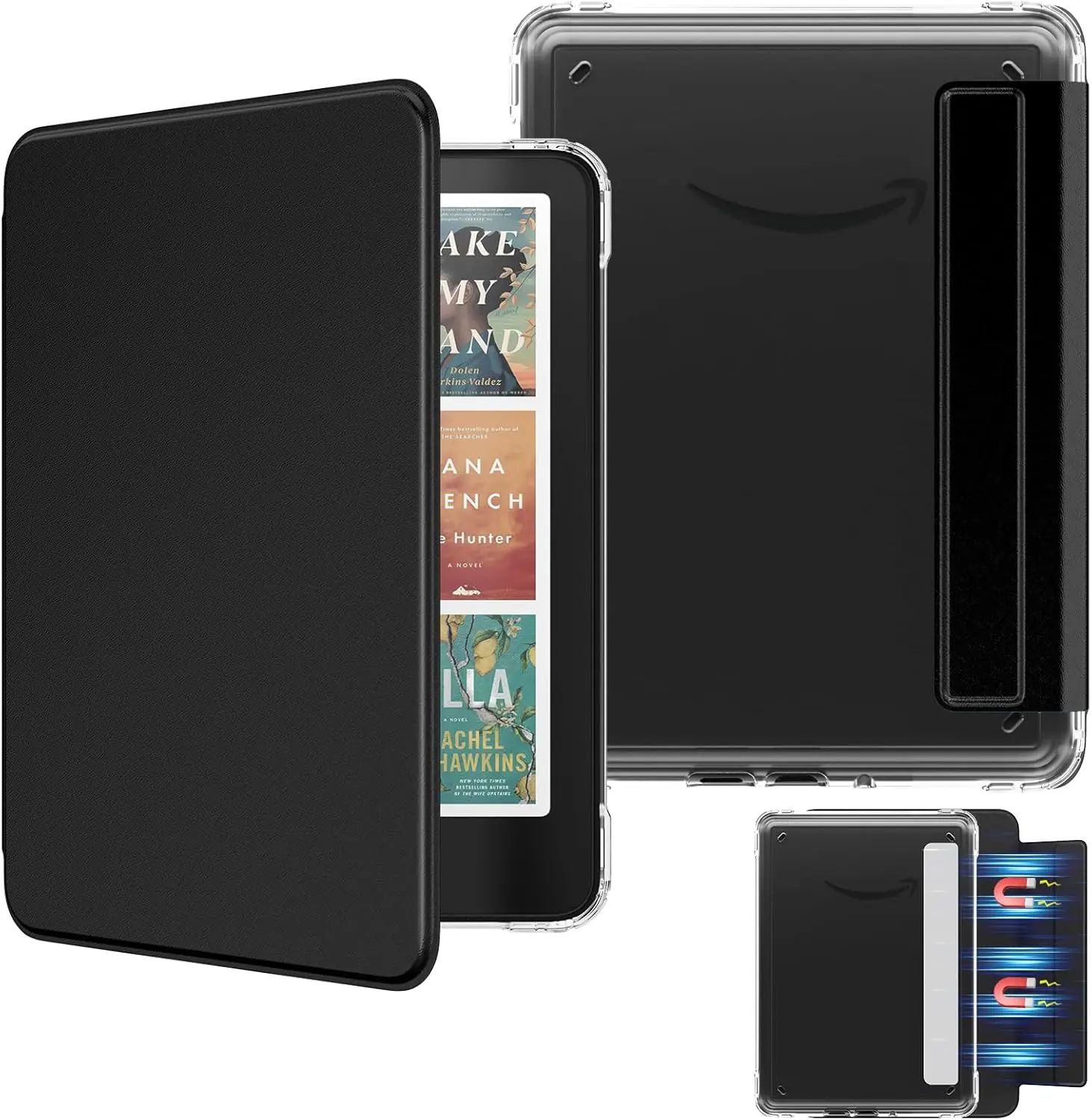 Enhanced Smart Cover with Detachable Acrylic Back and Magnetic Adsorption