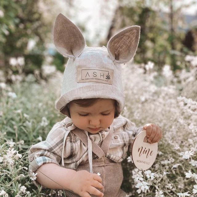 Newborn Fishing Hat Photo Prop Baby Boy 