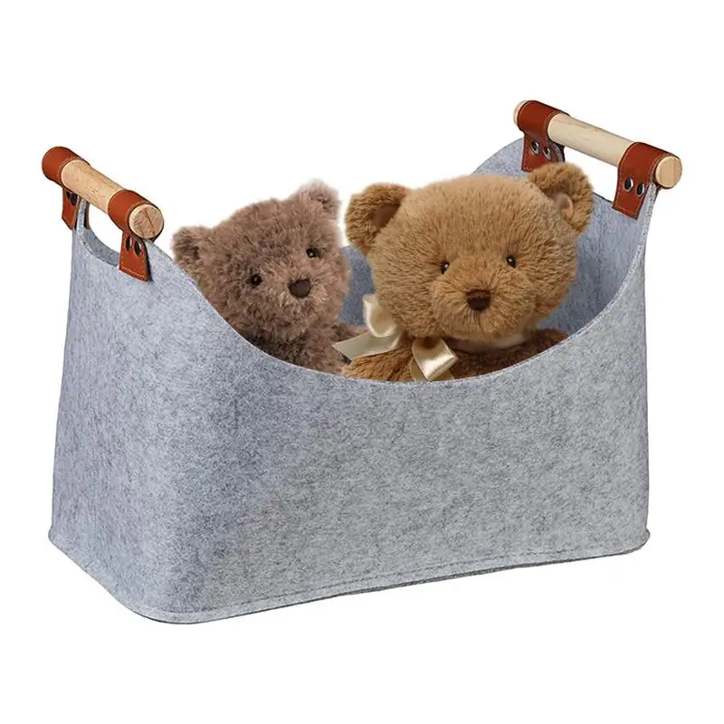 

Firewood Basket Felt Wood Carrier Holders Soft Firewood Carrier Log Tote Bag With Reinforced Handle Portable Felt Firewood