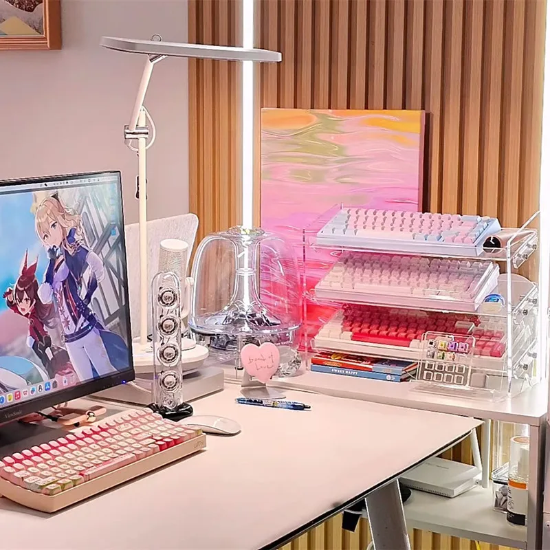 Keyboard Display Stand Acrylic Shelf