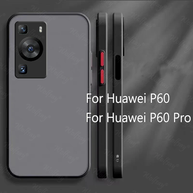 Custodia Per Telefono Traslucida Di Lusso Per Custodia Huawei P60 Custodia Completa Antiurto In Silicone Per Custodia Huawei P60 Per Huawei P60 Pro P6