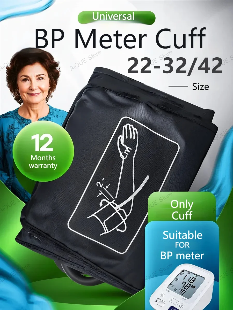 AiQUE 22-32/42cm Blood Pressure Monitor Cuff For Arm Blood Pressure thumbnail 3