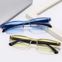 Lunettes intelligentes à zoom automatique, anti-lumière bleue, lunettes de lecture pour hommes et femmes, lunettes optiques, lunettes d'ordinateur 2