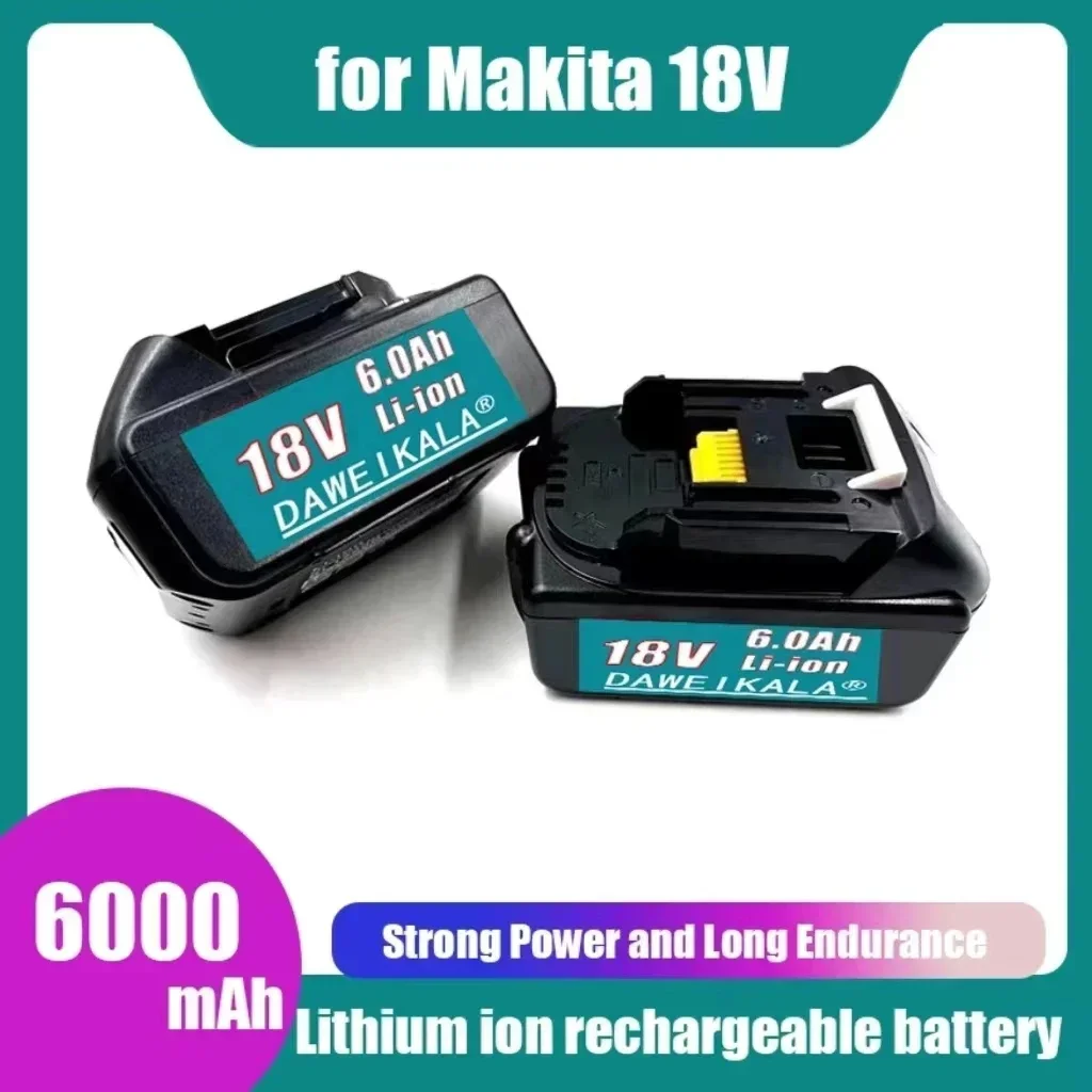 

Backup Makita Electric Tool Battery 18V 6000mah fast charging lithium-ion, suitable for Makita BL1840 BL1850 BL1830 BL1860B