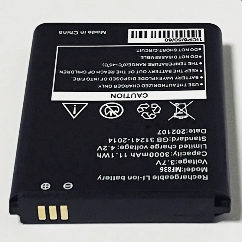 

2 шт. 5 шт. 10 шт. 3000 мАч аккумулятор для MF836 4G LTE WIFI роутера Hotspot модема батарея