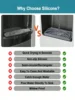 1/2pcs Refrigerator Drip Tray, Silicone Water Dispenser Drip Tray Collector,Absorbent Drip Tray, Refrigerator Accessories For Wh 6