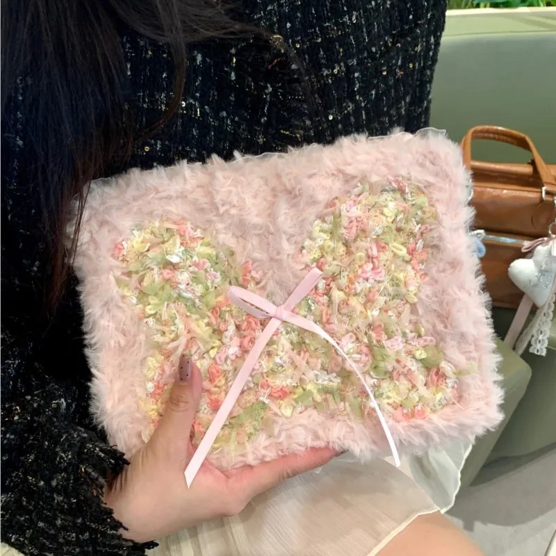 Cute Rabbit Plush Handmade Tablet Case