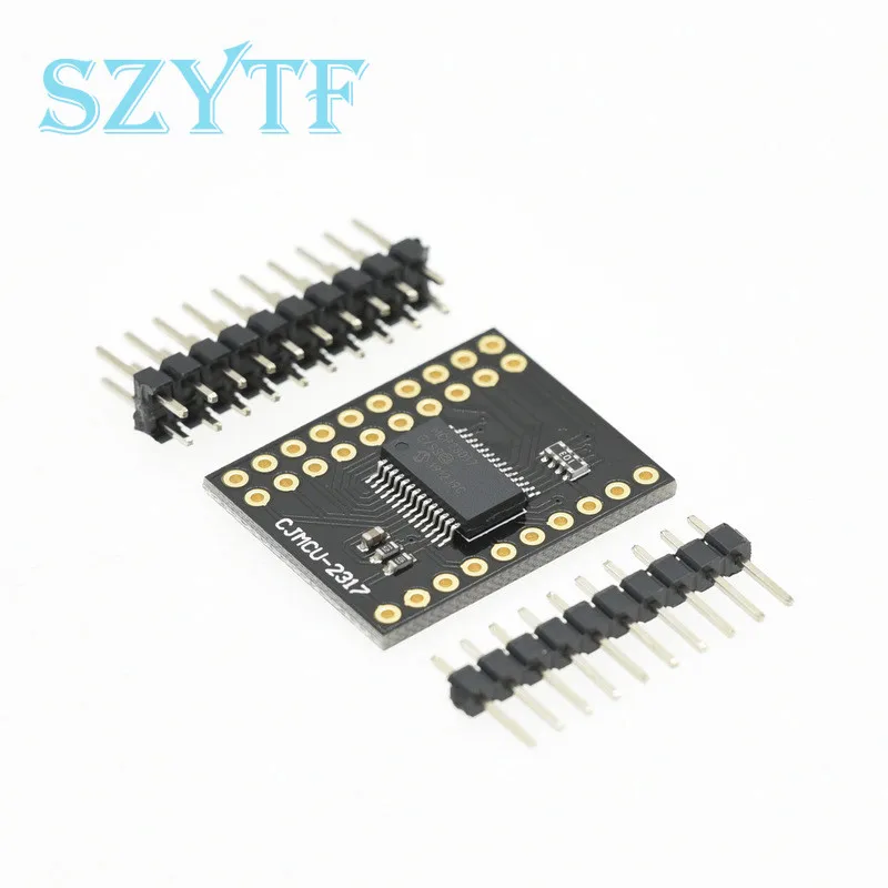 MCP23017/MCP23S17 Serielles Schnittstellenmodul IIC I2C SPI Bidirektionales 16-Bit-I/O-Expander-Pins 10 MHz serielles Schnittstellenmodul