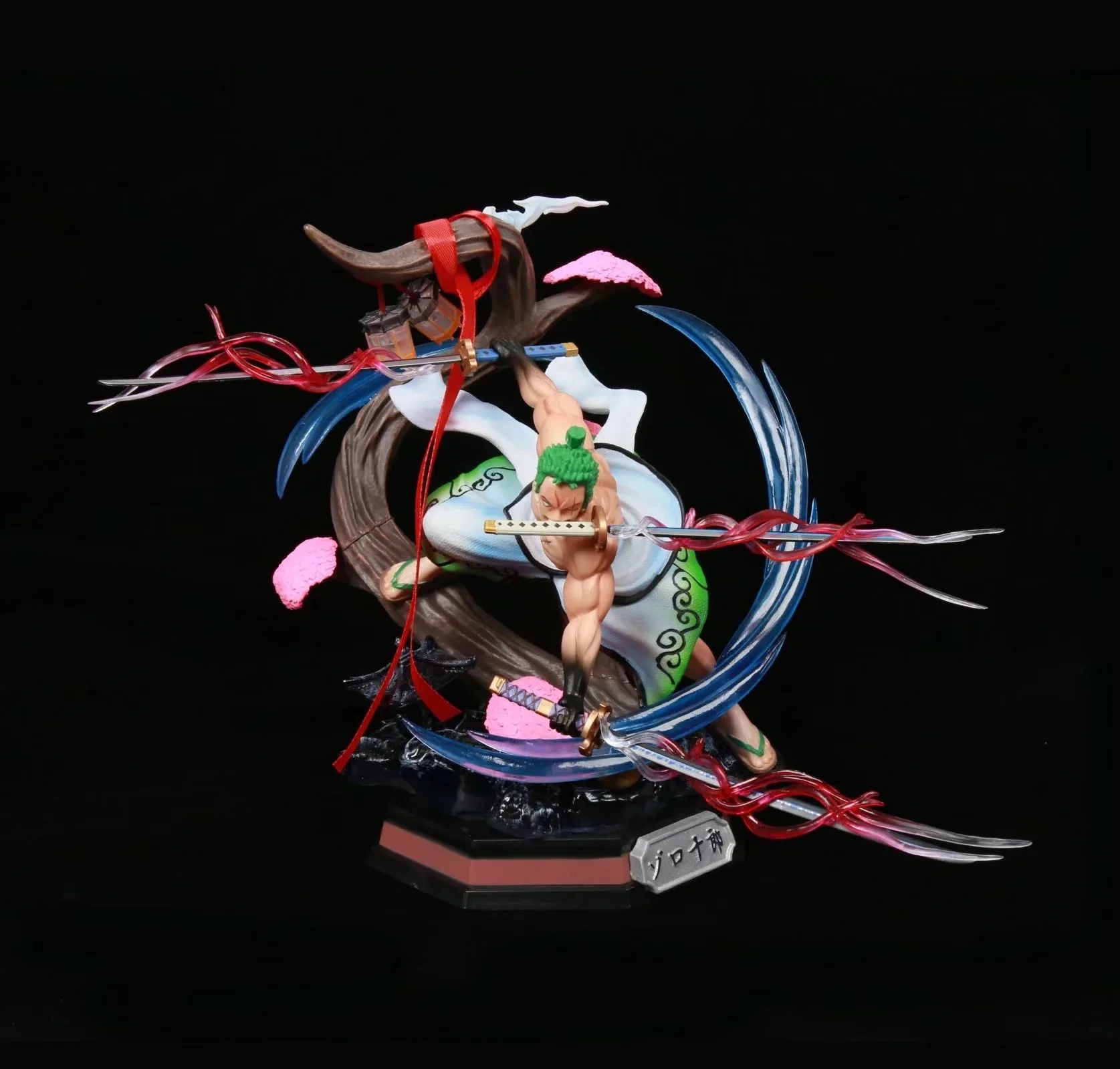 

Anime One Piece Wano Country Roronoa Zoro Snow Sword Ver. GK PVC Action Figure Kimono Zoro Statue Collectible Model Toys Doll