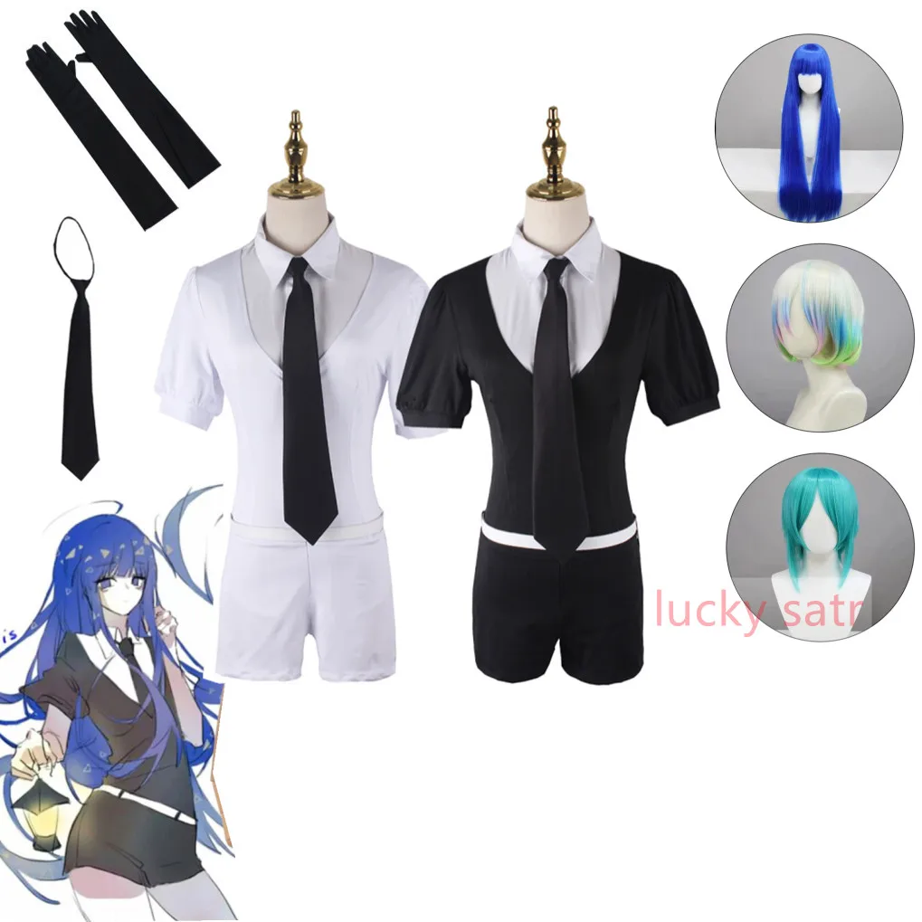 

Halloween Anime houseki no kuni land of the lustrous cosplay diamond wig phosphophyllite bort costume rutile antarcticite hair