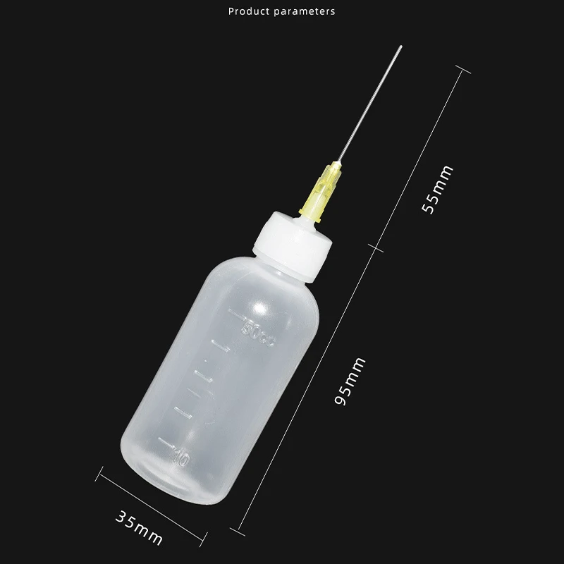 Phone Repair Tools Phone Repair Kit 50ML Plastic Liquid Alcohol Bottle 1 Set for Dispenser Rosin Solder Flux Paste for Phone PCB Cleaning Welding