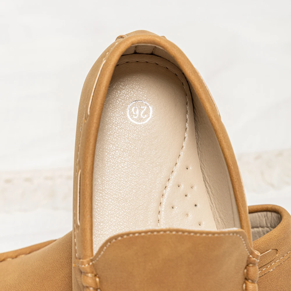 Herbst Kinder campus der Trend Kinder Jungen Sojabohnen schuhe weich besohlte rutsch feste Party vielseitige Freizeit kleid Slipper Wohnungen Schuhe – Detail 5