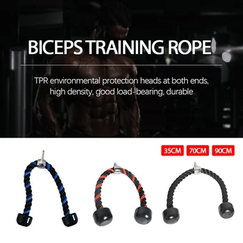 Fitness Home Gym Cable Machines Attachment Crossfit Bodybuilding Muscle Strength Training Workout Accessories Tricep Excercise 1