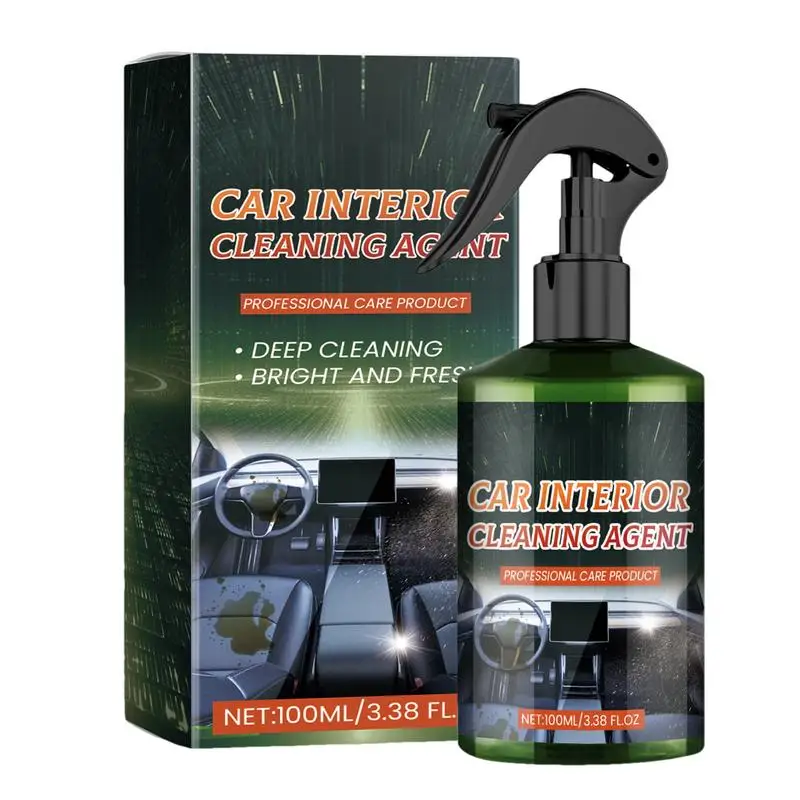 Car Interior Cleaner Stain Remover Leather Conditioner 100ml Stain Remover Leather Conditioner Interior Cleaner Protectant For