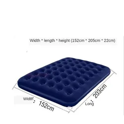Colchón inflable de doble aumento, cama de cojín de aire de panal, descanso para el almuerzo, cama portátil para exteriores, gran oferta