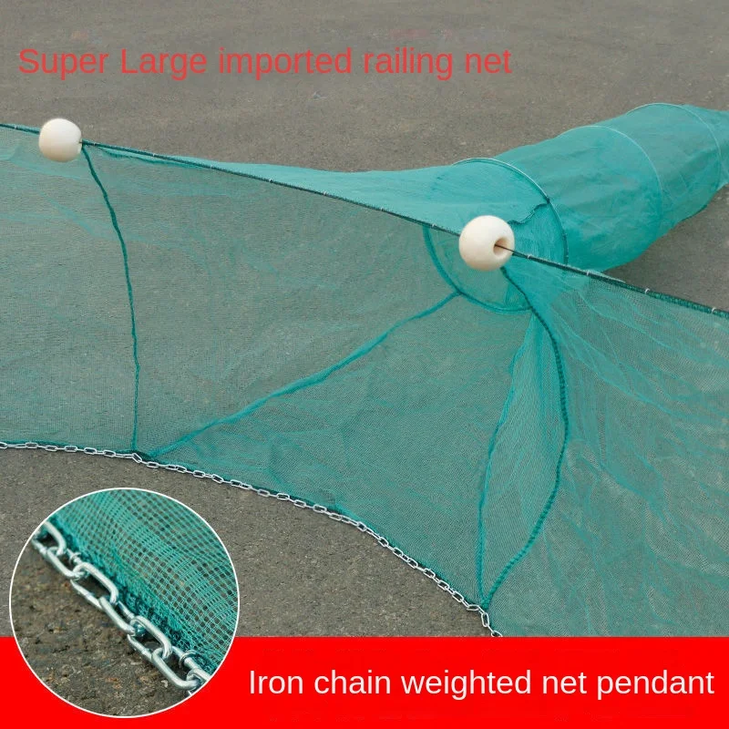 Fishing Net Trap Iron Chain Sinker Deep Water Portable Fish Crab